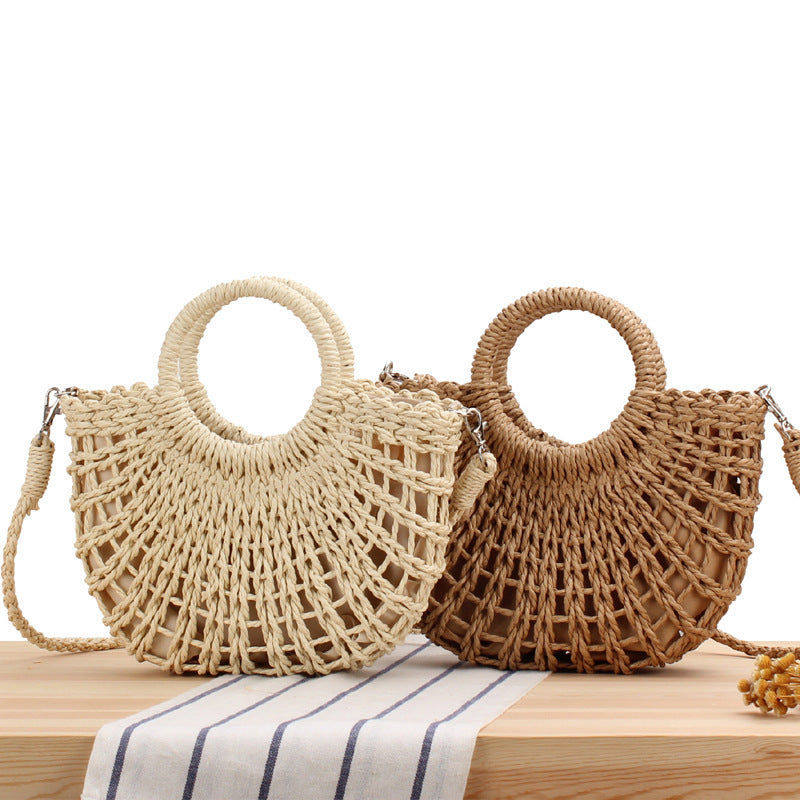 Handmade wicker bag in Boho style Bowlift