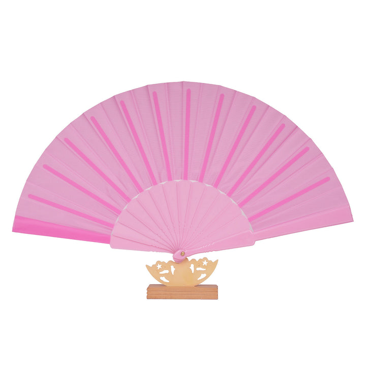 Women's artistic hand fan with filigree wooden handle Bowlift