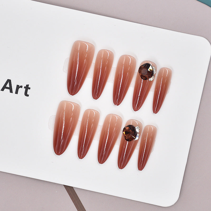 Elegant Press-On Nail Art Set Bowlift