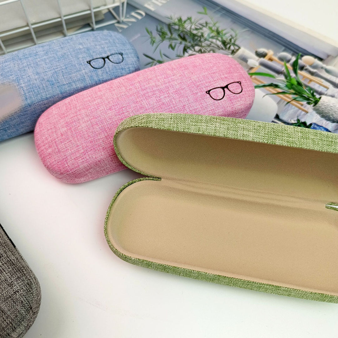 Protective Hard-shell Fabric Eyeglass Case Bowlift