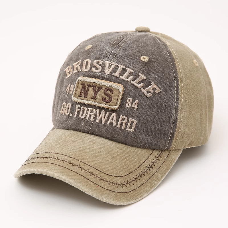 Men's Vintage-Inspired Distressed Baseball Cap Bowlift 1784188194