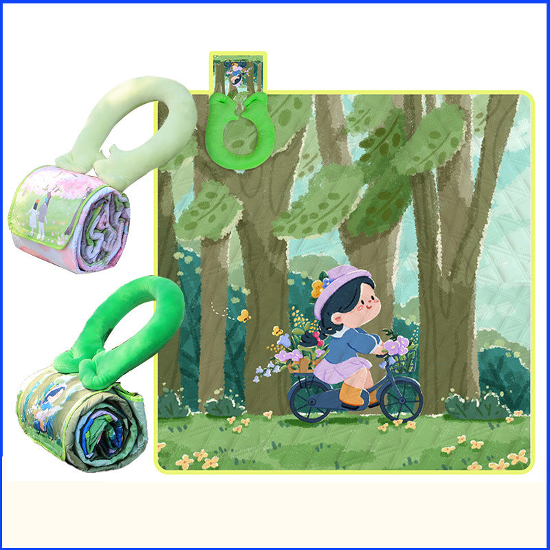 Illustrated Outdoor Picnic Mat Bowlift