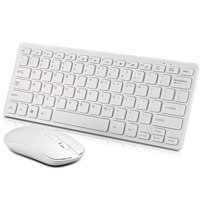 Compact Wireless Keyboard and Mouse Combination Bowlift