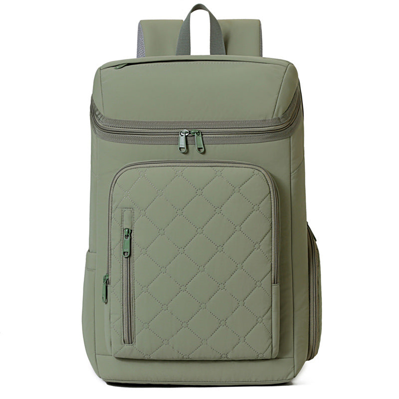 Stylish Quilted Laptop Backpack Bowlift