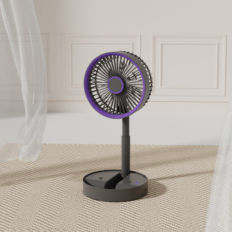 Unisex Portable Table Fan with Adjustable Tilt and USB Charging Function Bowlift