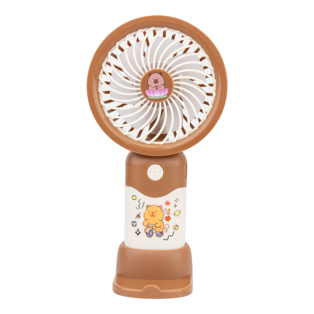 Women's portable hand fan with cute animal design Bowlift