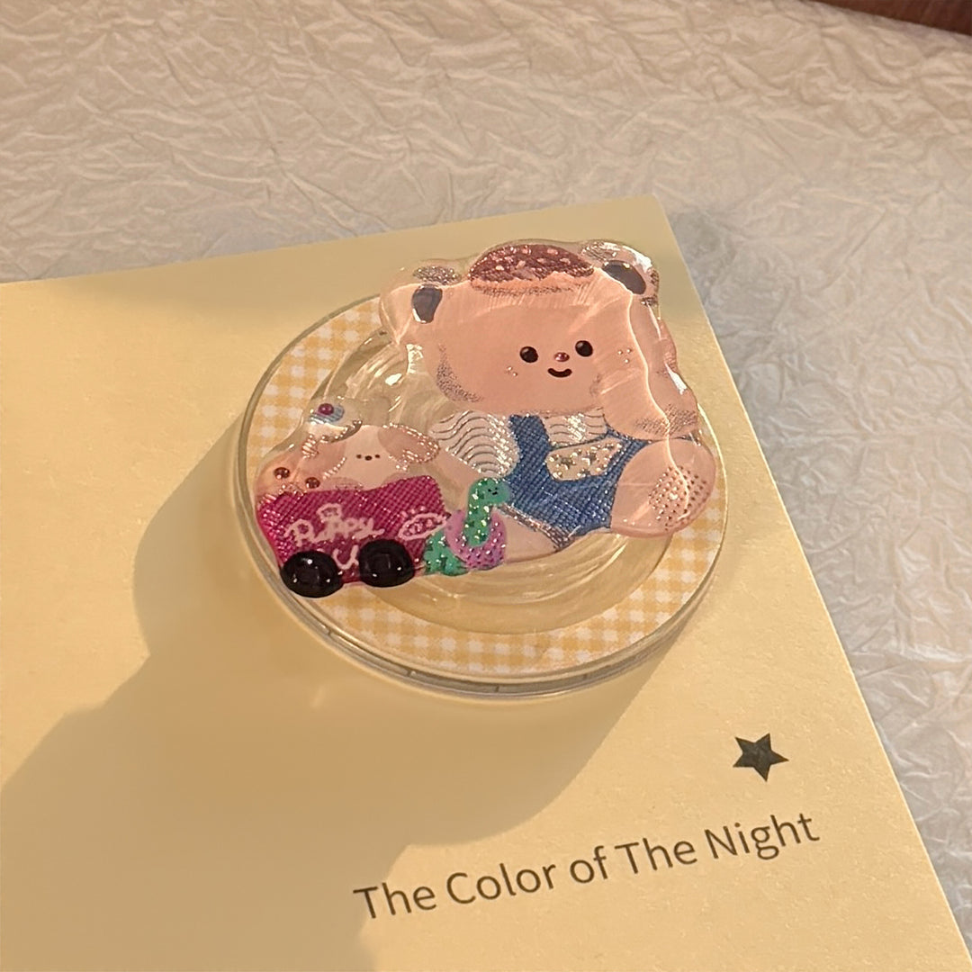 Kawaii Elephant Smartphone Finger Holder Case Bowlift