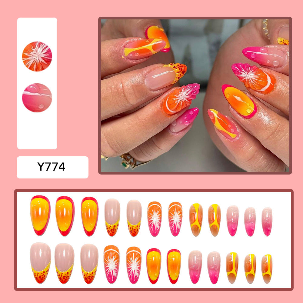 Creative 3D Nail Art with Fruity Motifs Bowlift
