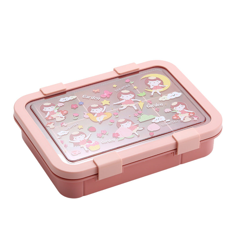 Unicorn-Themed Multi-Compartment Lunch Box