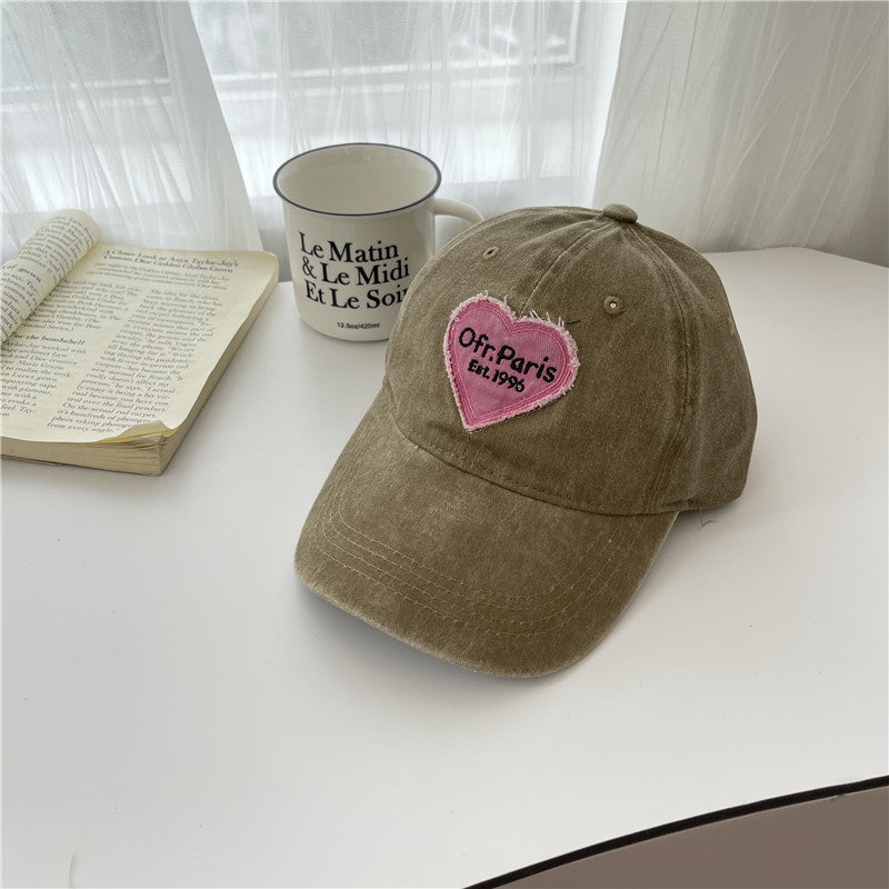 Women's Vintage-Inspired Embroidered Baseball Cap Bowlift