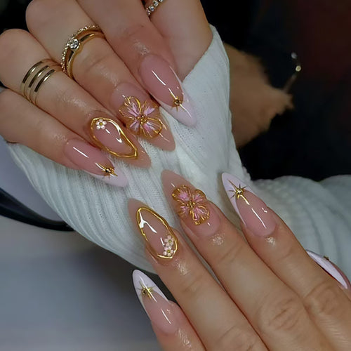 Artistic Long-Stiletto Nail Extensions Bowlift
