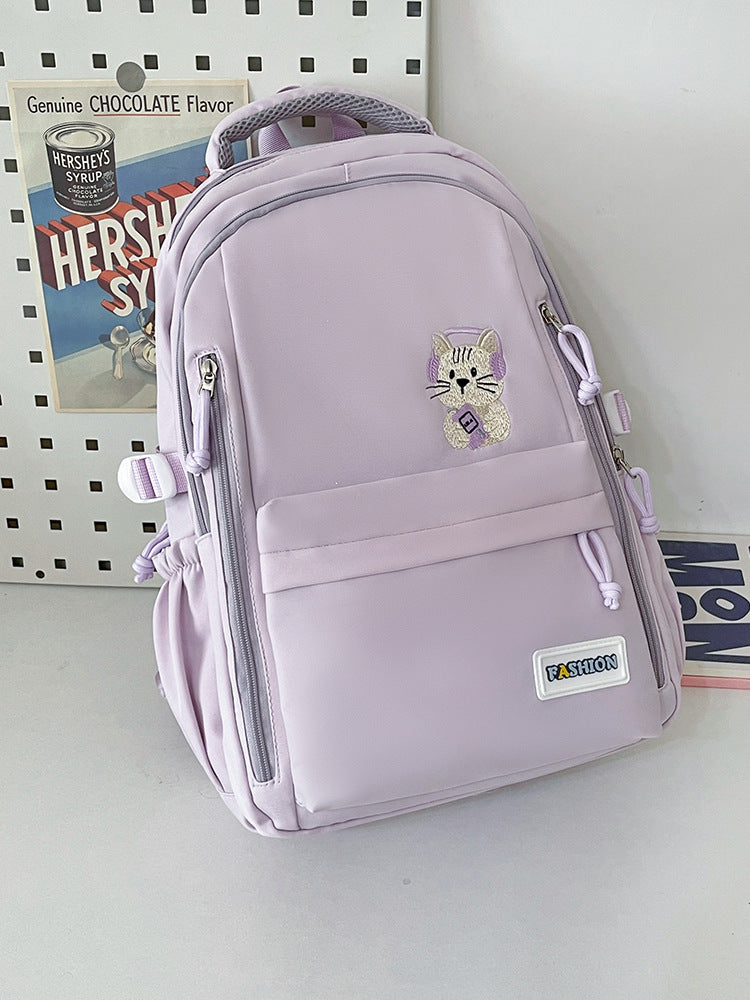Cute Illustrated Cat Design Backpack