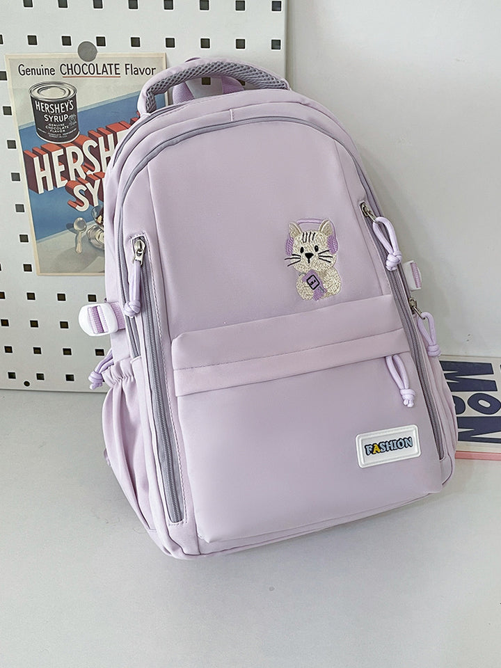 Cute Illustrated Cat Design Backpack