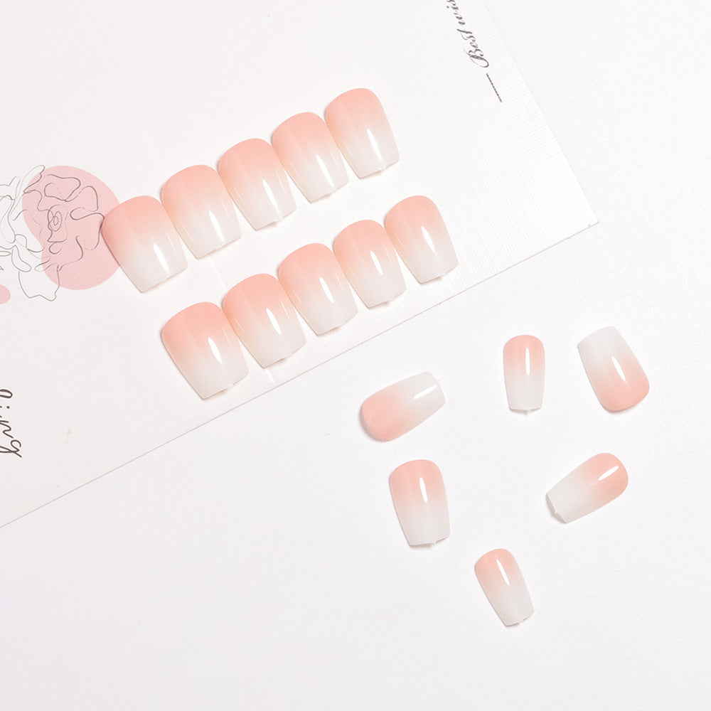 Elegant Ombré Press-On Nail Set Bowlift