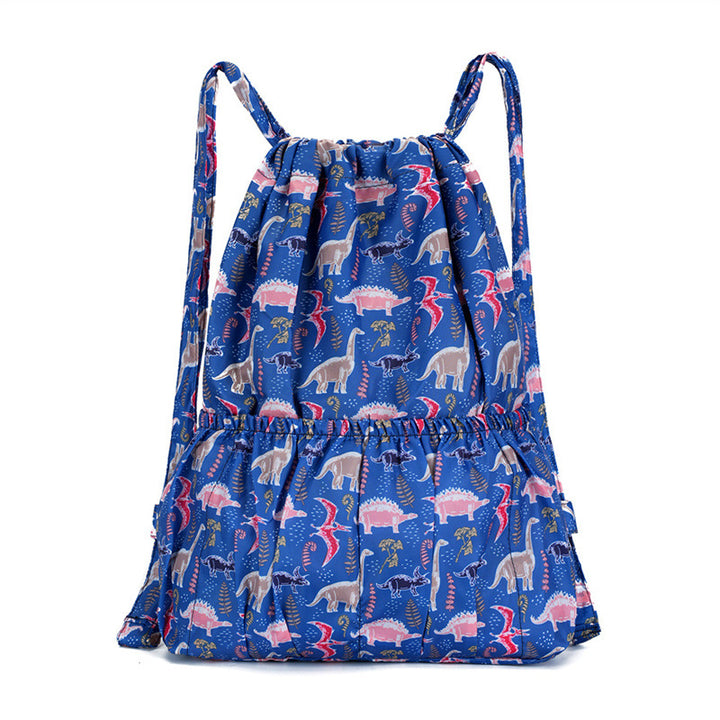 Floral Print Drawstring Backpack Bowlift