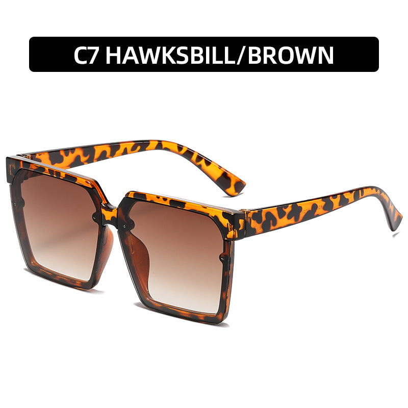 Chunky Geometric Frame Sunglasses