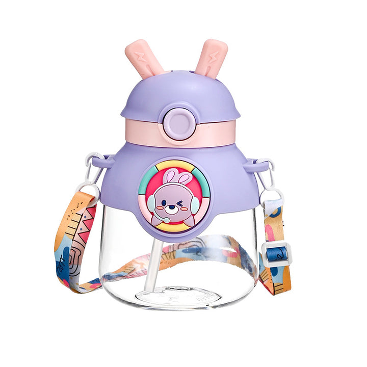 Women’s children’s drinking bottle with funny rabbit design Bowlift