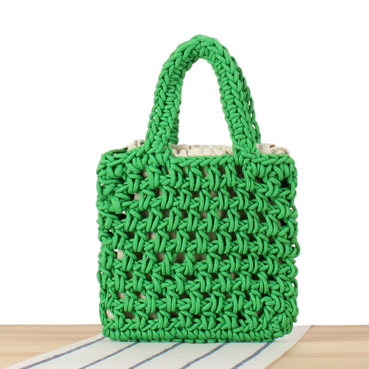 Handbag Made of High-Quality Macrame Bowlift