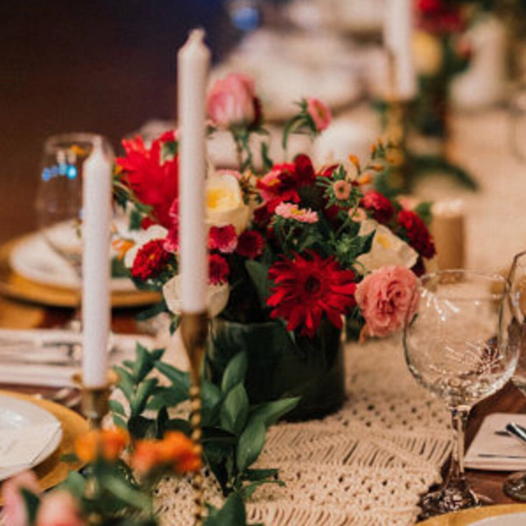 Macrame Table Runner Bowlift