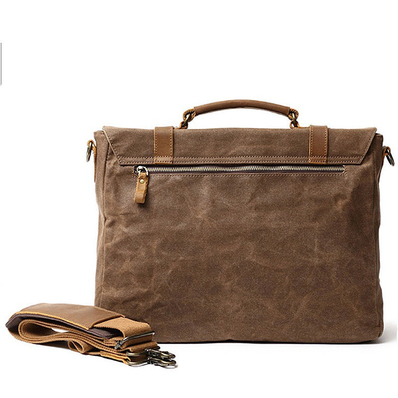 Robust briefcase with vintage design Bowlift