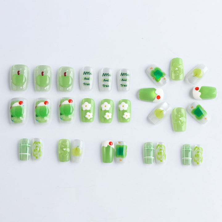 Creative Themed Press-On Nail Art Bowlift