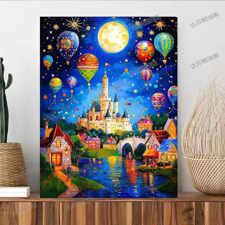 Fantasy Landscape Canvas Art Print Bowlift