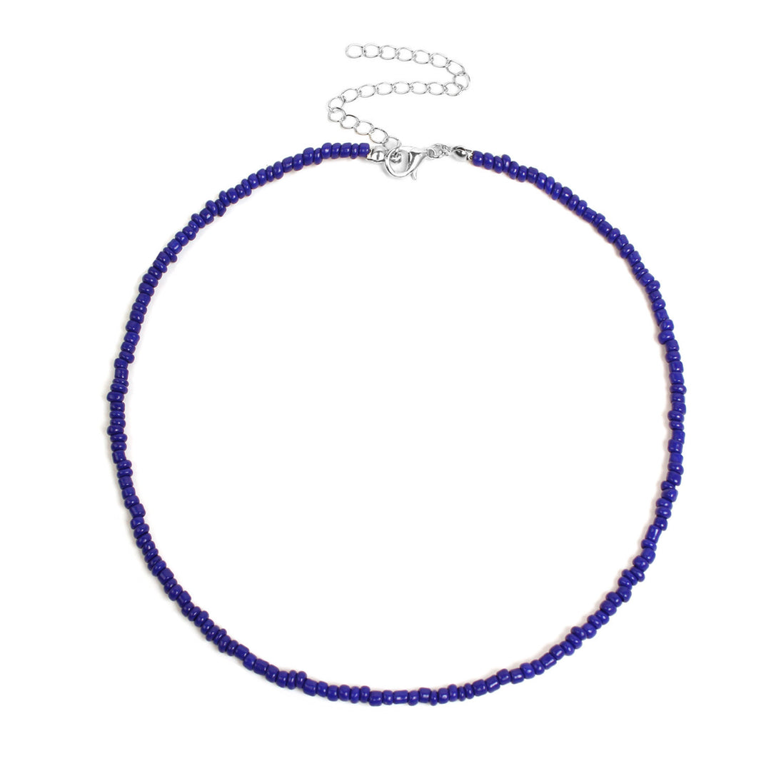 Colorful Beaded Choker Necklace Bowlift