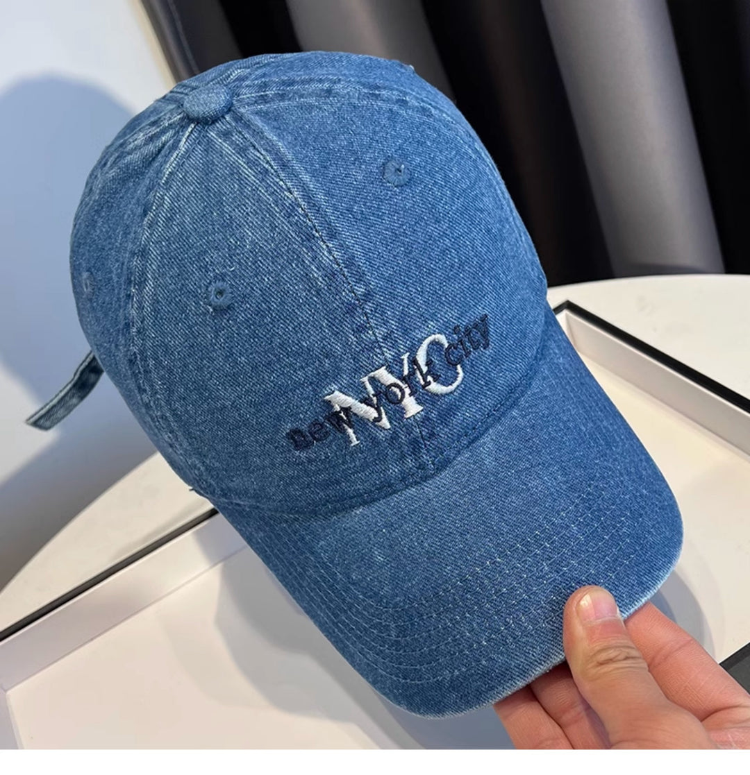 Women's Stylish Denim Baseball Cap Bowlift