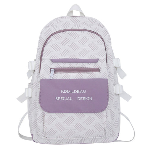 Geometric Patterned Backpack