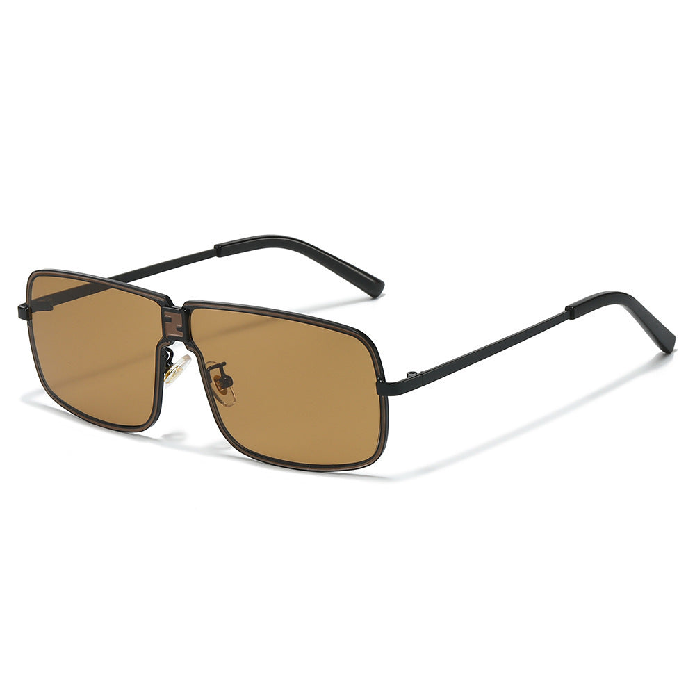 High-Fashion Geometric Frame Sunglasses Bowlift