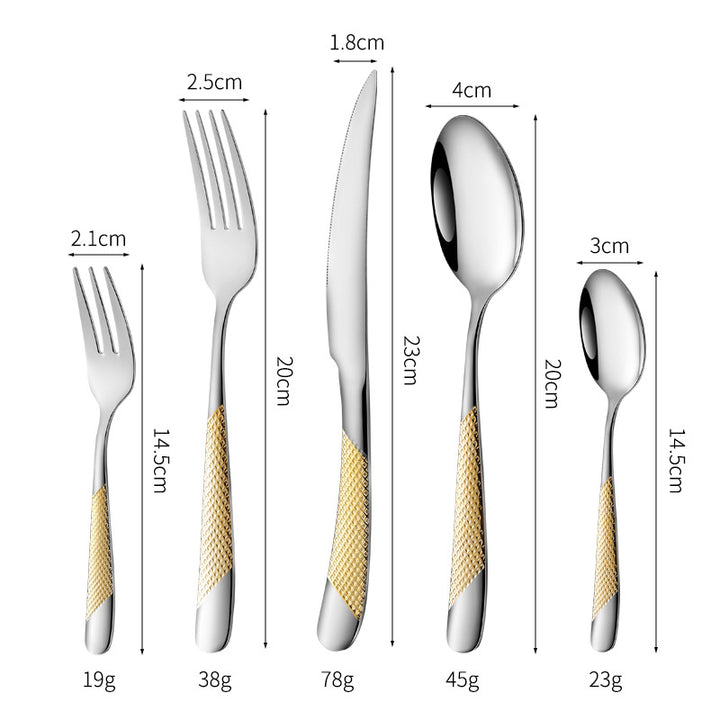 Fine and elegant table knife with non-slip handle Bowlift