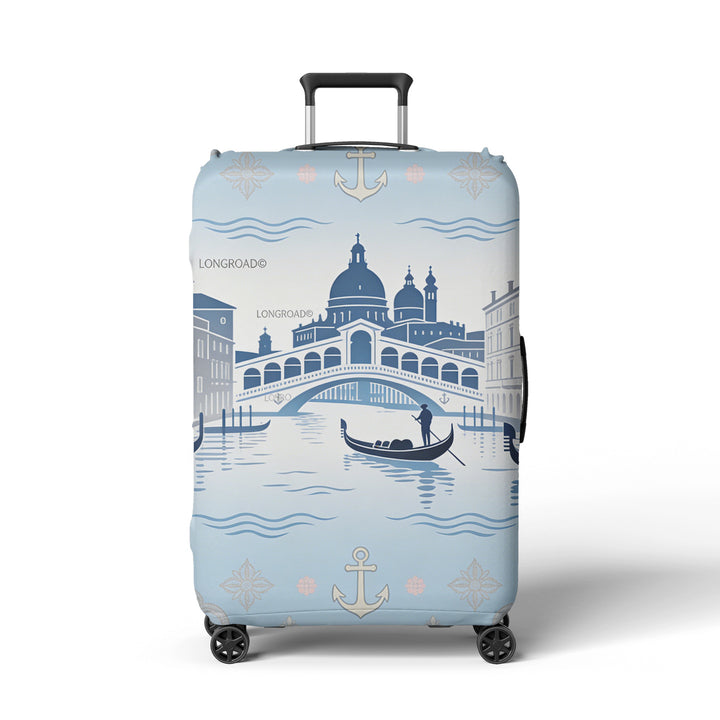 Women's suitcase cover in futuristic design Bowlift