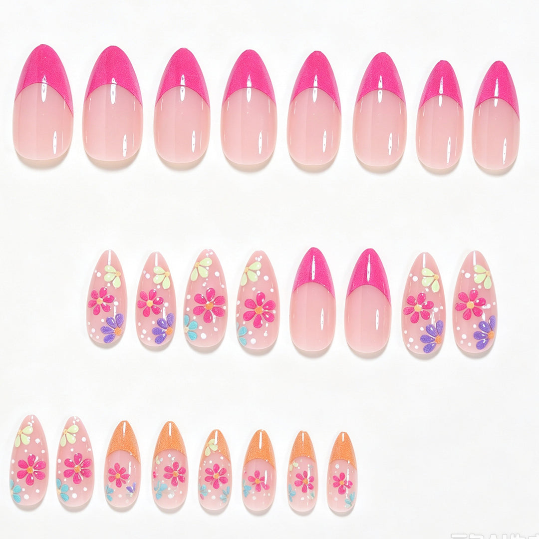 Floral Design Nail Art Kit Bowlift
