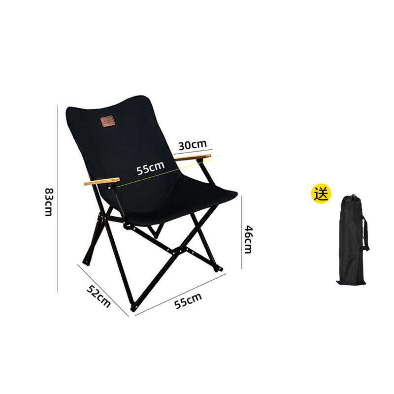 Comfortable Folding Chair With Armrests Bowlift