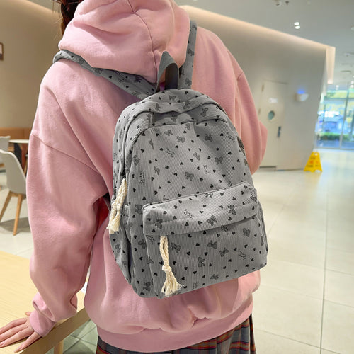 Textured Corduroy Everyday Backpack Bowlift