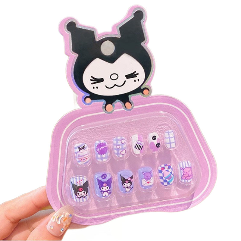 Artificial nails with sweet animal design Bowlift