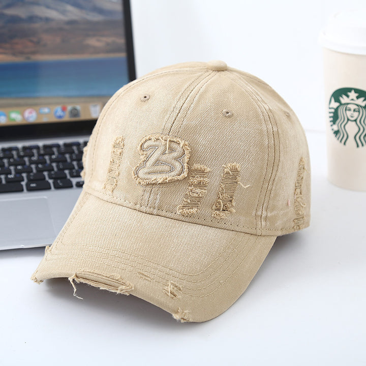 Unisex Distressed Vintage Baseball Hat Bowlift