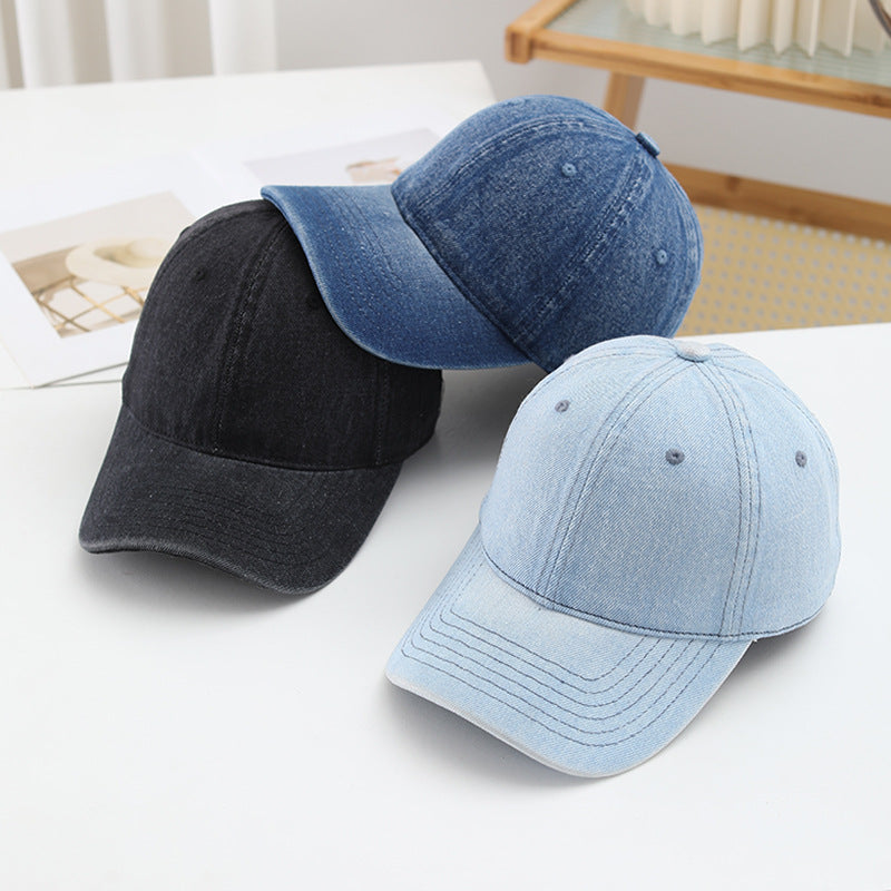 Women's casual and stylish denim baseball cap Bowlift