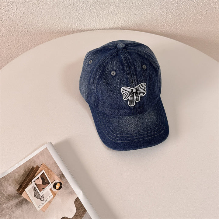 Women's Casual Denim Baseball Cap Bowlift