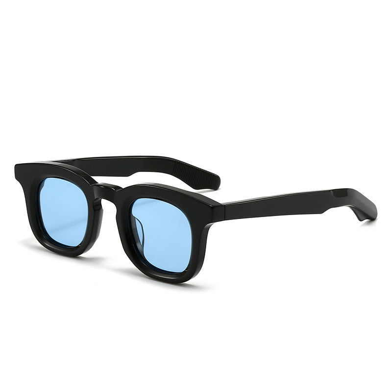Women's trendy oversized sunglasses with transparent frame and polarized lenses Bowlift