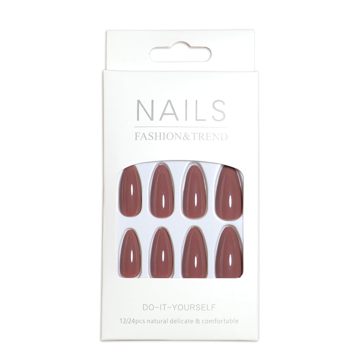 Almond-Shaped Press-On Nail Set with DIY Applicator Bowlift