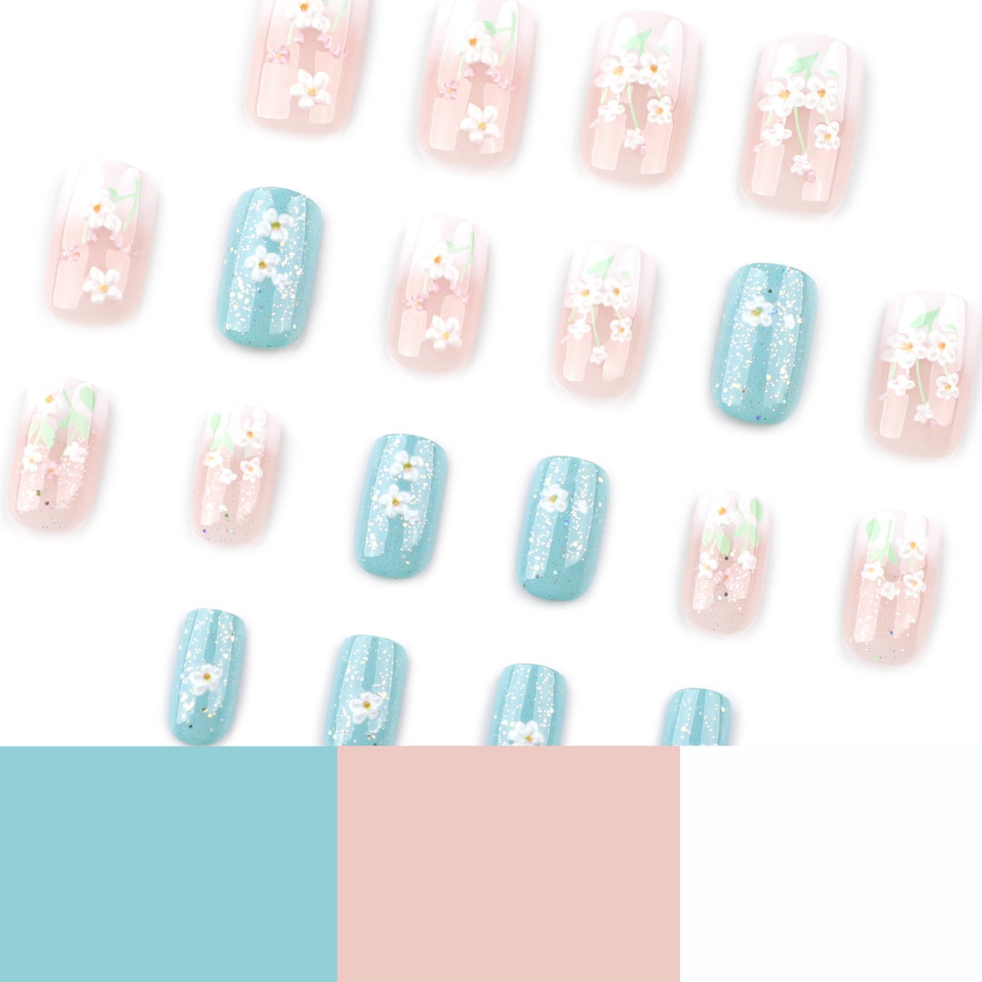 Artistic nail designs with floral accents Bowlift