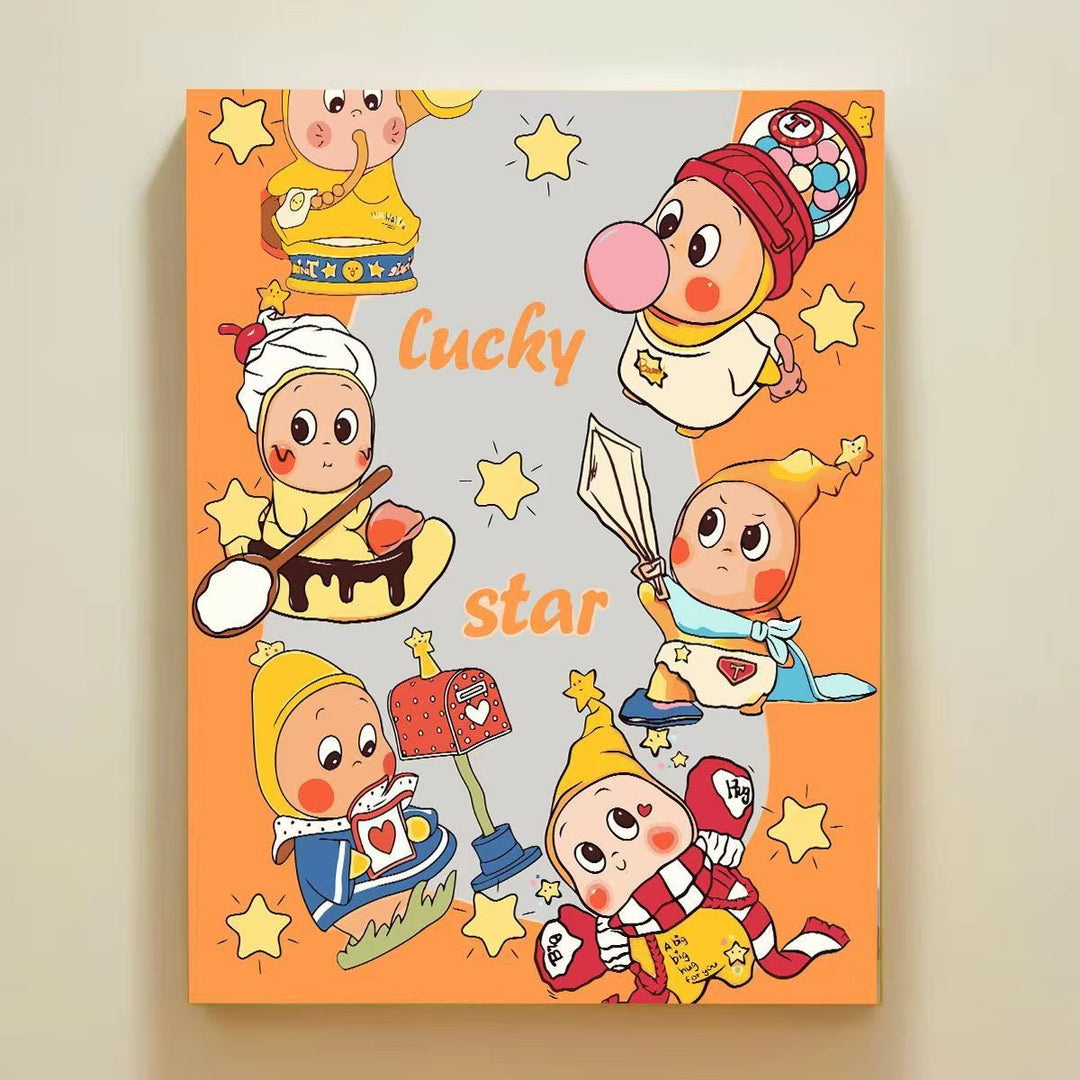Playful Cartoon Themed Wall Art Canvas Print Bowlift