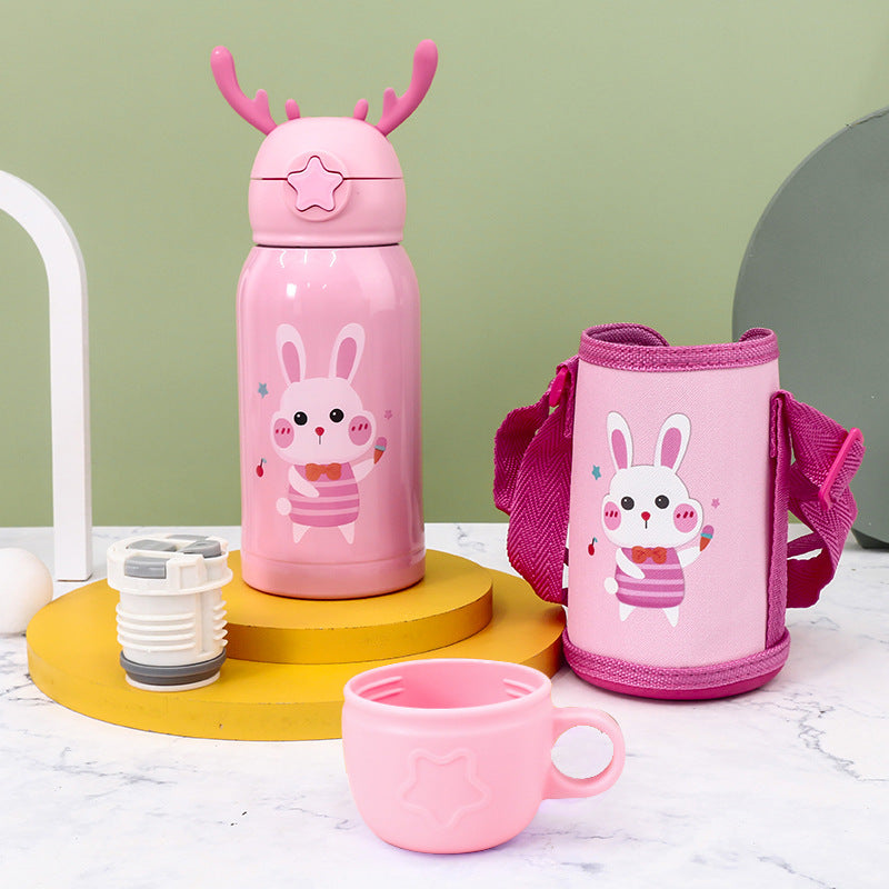 Ladies Insulated Water Bottle with Animal Design Bowlift