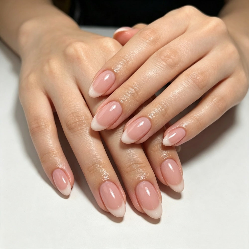 Artistic Press-On Nail Set with Celestial Design Bowlift