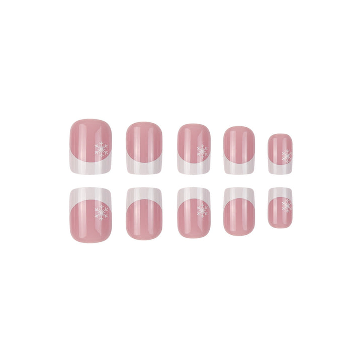 Chic Holiday-Themed Press-On Nails Bowlift