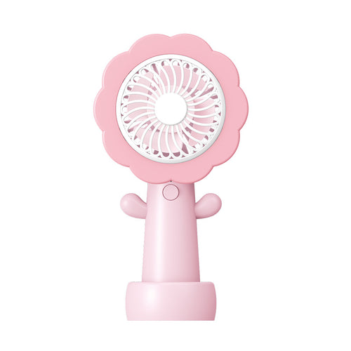 Women Portable Flower Fan Bowlift