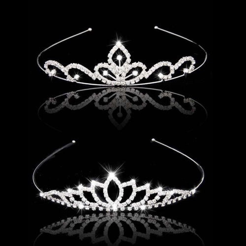 Ladies Crystal Embellished Tiara Bowlift