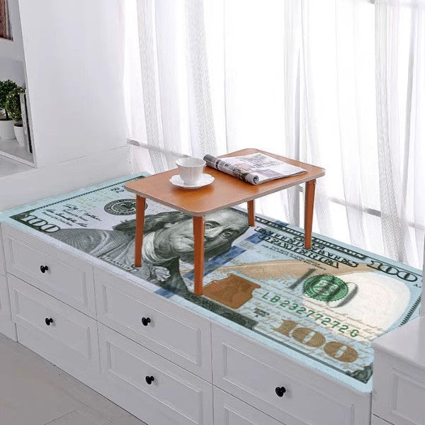 Creative Currency-Themed Area Rug