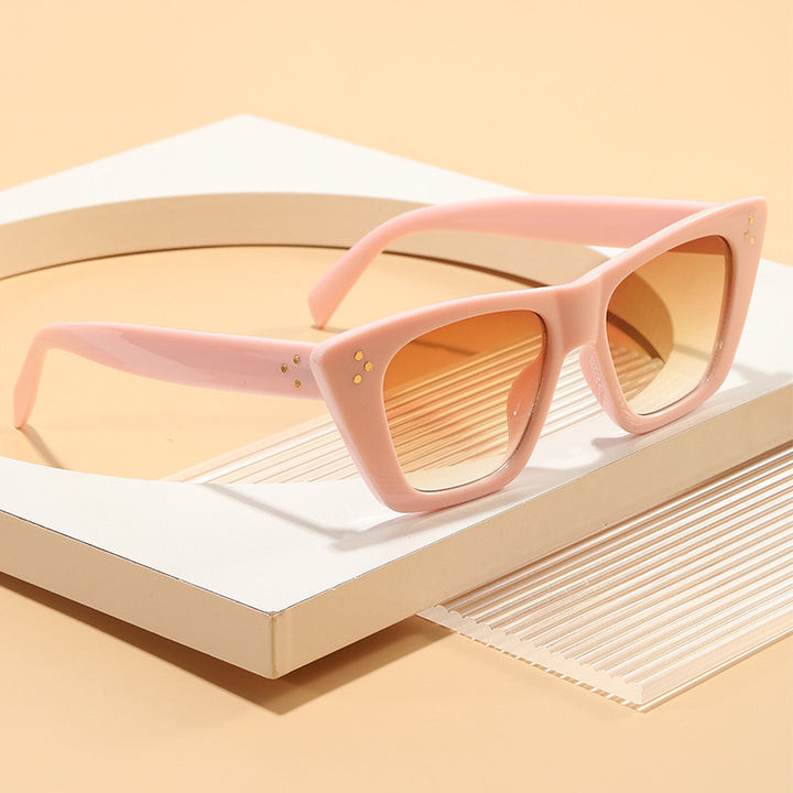 Women's Fashion Cat-Eye Sunglasses with UV Protection and Stylish Design Bowlift